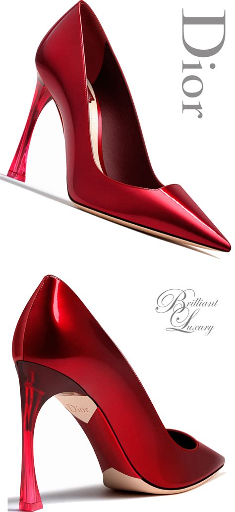 red high heels dior